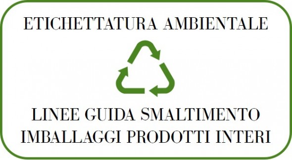 Etichettatura Ambientale - Prodotti Interi